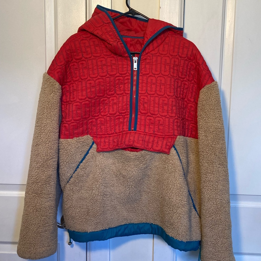 UGG Iggy Fleece Half-Zip Hooded pull-over